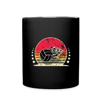 Volley-ball - Mug uni - noir - Devant