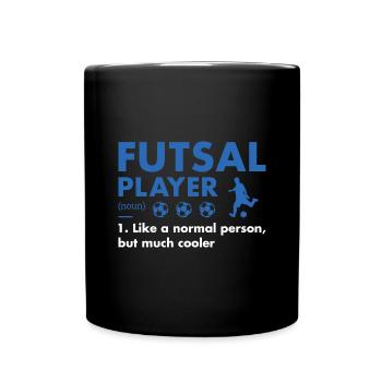 Sport Player Definition Futsal - Full Colour Mug - black - Front
