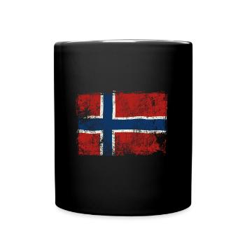 Norway Flag Pride Homeland Fatherland Gift - Full Colour Mug - black - Front