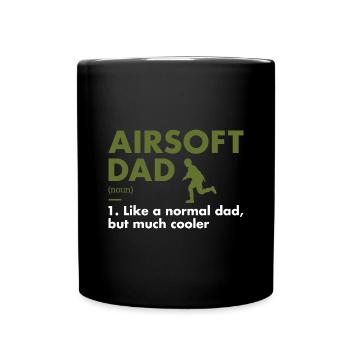 Sport Dad Definition Airsoft - Full Colour Mug - black - Front