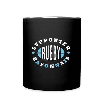 Rugby Bayonne supporter bayonnais - Mug uni - noir - Devant