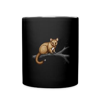 Tree Kangaroo Baby Kangaroo Marsupial Kangaroo - Full Colour Mug - black - Front