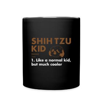 Shih Tzu Kid Définition - Mug uni - noir - Devant