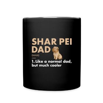 Shar Pei Dad Définition - Mug uni - noir - Devant