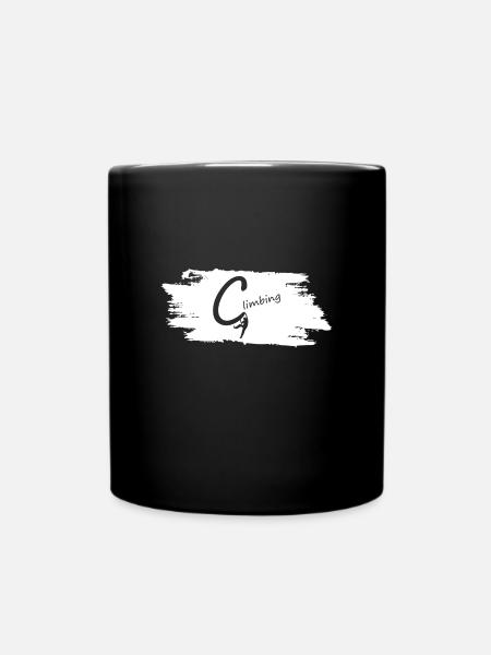 Climbing - Tasse einfarbig - Schwarz