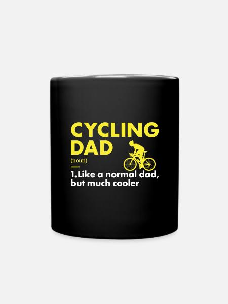 Sport Dad Cycling - Tasse einfarbig - Schwarz