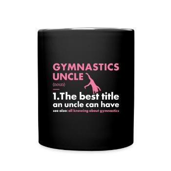 Sport Uncle Gymnastics - Tasse einfarbig - Schwarz - Vorne