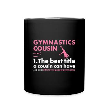 Sport Cousin Gymnastics - Tasse einfarbig - Schwarz - Vorne