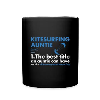 Sport Auntie Kitesurf - Mug uni - noir - Devant