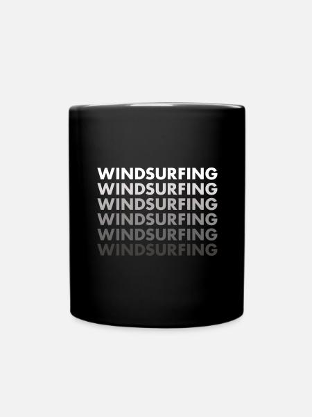 Sport Windsurfing - Tasse einfarbig - Schwarz