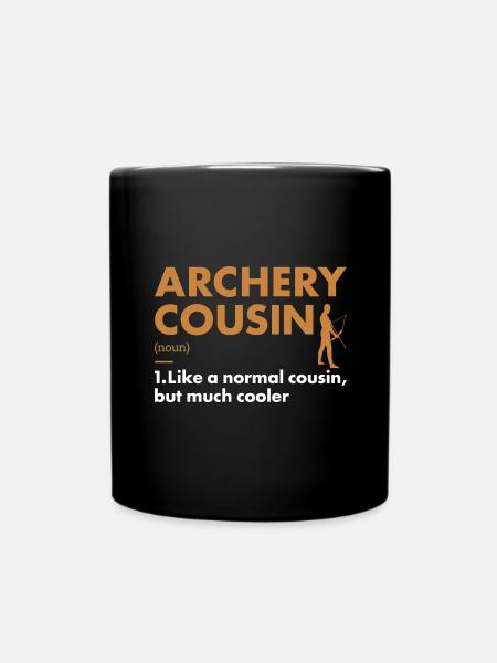 Sport Cousin Archery - Tasse einfarbig - Schwarz
