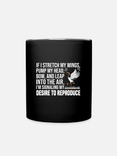 Vogelbeobachter - Tasse einfarbig - Schwarz