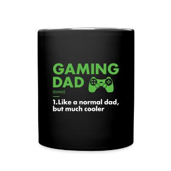 Gamer Dad Définition Jeux - Mug uni - noir - Devant