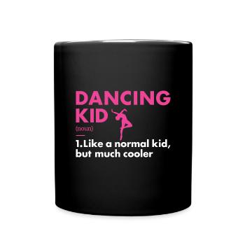 Danseur Kid Définition Danse - Mug uni - noir - Devant