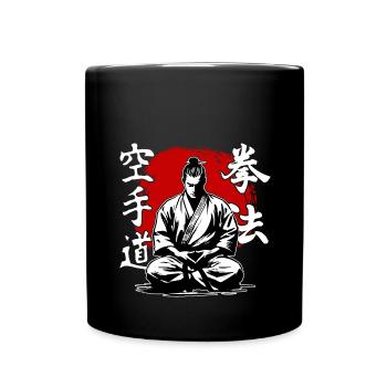 Style d’arts martiaux de karaté Kenpo samouraï - Mug uni - noir - Devant