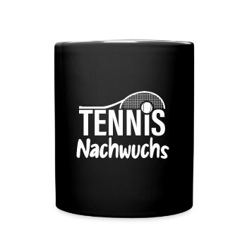 Nachwuchs Tennisspielerin Nachwuchs Tennis Star - Tasse einfarbig - Schwarz - Vorne
