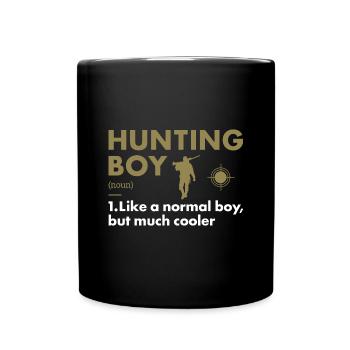 Hunter Boy Définition Chasse - Mug uni - noir - Devant