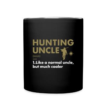 Chasseur Oncle Définition Chasse - Mug uni - noir - Devant