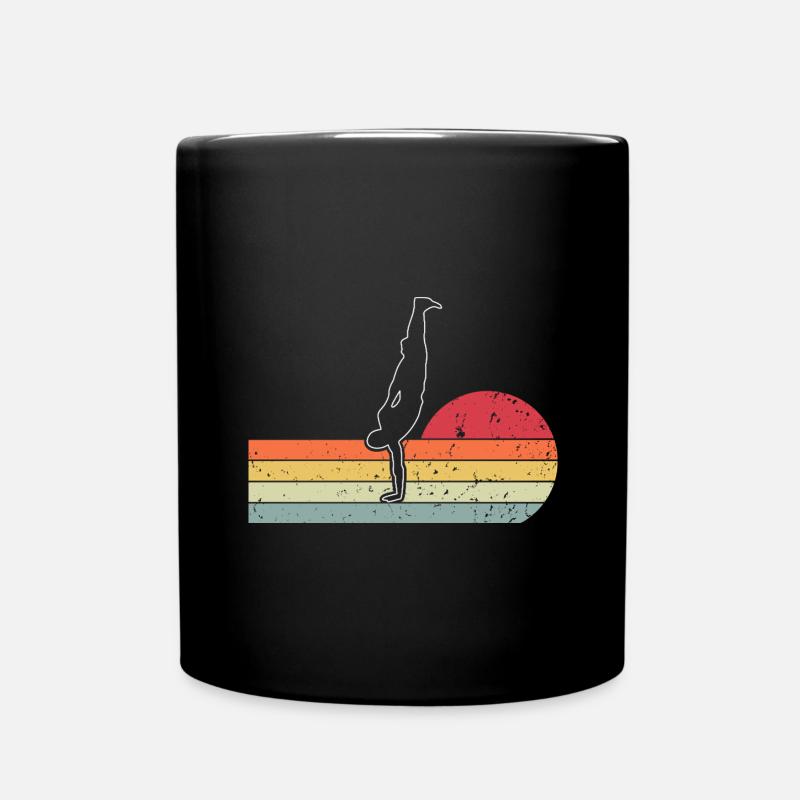 Handstand - Tasse einfarbig - Schwarz