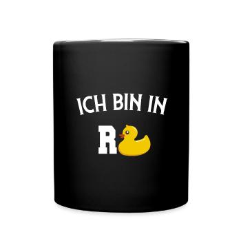 Don de pension - Mug uni - noir - Devant