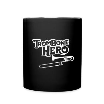 Trombone - Mug uni - noir - Devant