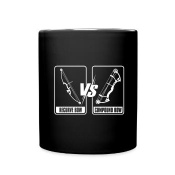 Tir à l’arc Flèche Tir à l’arc Tir à l’arc - Mug uni - noir - Devant