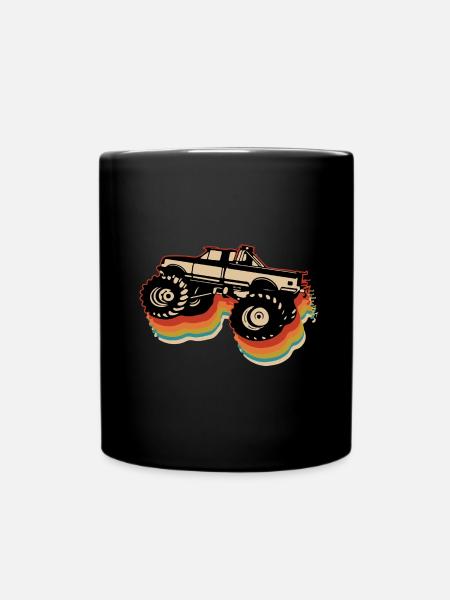 Camion monstre - Mug uni - noir