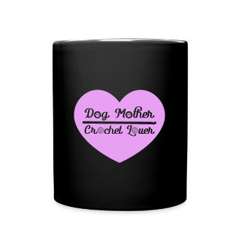 Crochet - Full Colour Mug - black - Front