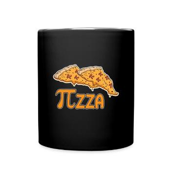 Math Pizza Pi - Mug uni - noir - Devant