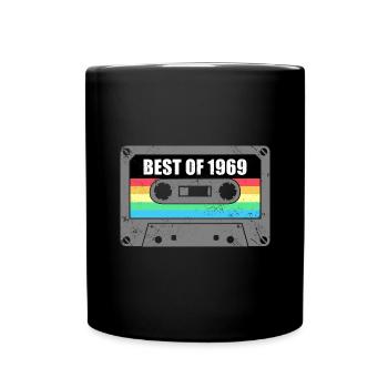 Anniversaire Best Of 1969 Vintage Vintage 1969 - Mug uni - noir - Devant