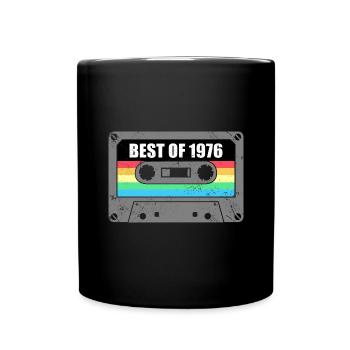 Birthday Best Of 1976 Vintage Vintage 1976 - Full Colour Mug - black - Front