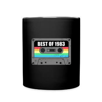 Birthday Best Of 1983 Vintage Vintage 1983 - Full Colour Mug - black - Front