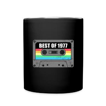 Birthday Best Of 1977 Vintage Vintage 1977 - Full Colour Mug - black - Front