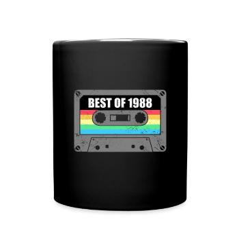 Birthday Best Of 1988 Vintage Vintage 1988 - Full Colour Mug - black - Front