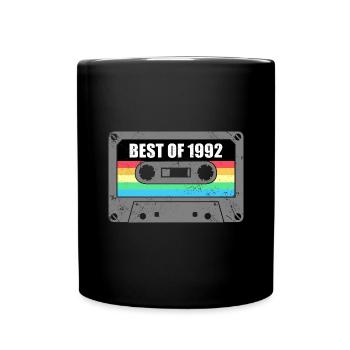 Birthday Best Of 1992 Vintage Vintage 1992 - Full Colour Mug - black - Front