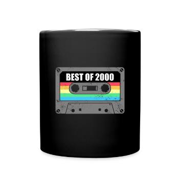 Birthday Best Of 2000 Vintage Vintage 2000 - Full Colour Mug - black - Front