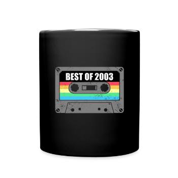 Birthday Best Of 2003 Vintage Vintage 2003 - Full Colour Mug - black - Front