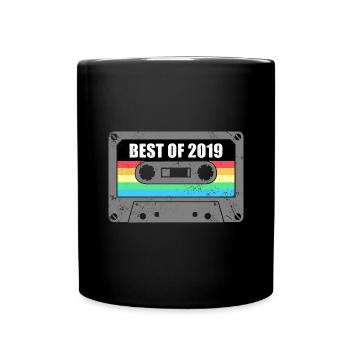 Anniversaire Best Of 2019 Vintage Vintage 2019 - Mug uni - noir - Devant