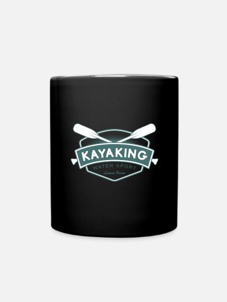 Kayak Sports nautiques Kayak en eau vive - Mug uni - noir