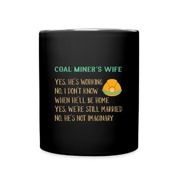 Mineurs de mines - Mug uni - noir - Devant