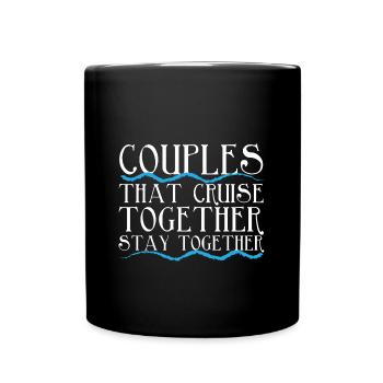 Cruise Cruise Ship - Full Colour Mug - black - Front