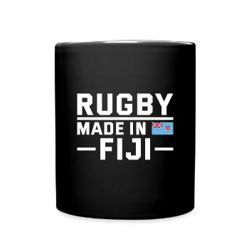 Rugby Made From Fiji Rugby - Mug uni - noir - Devant