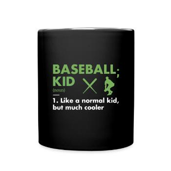 Sport Kid Définition Baseball - Mug uni - noir - Devant