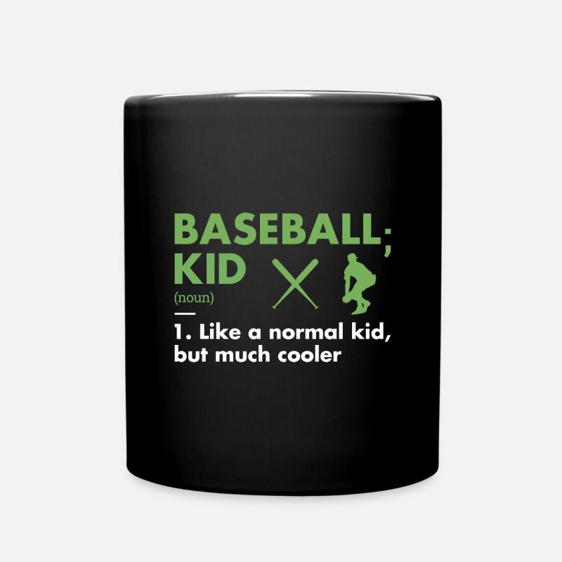 Sport Kid Definition Baseball - Tasse einfarbig - Schwarz