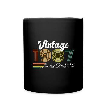 Birthday Vintage 1987 Edition Limitée - 1987 - Mug uni - noir - Devant