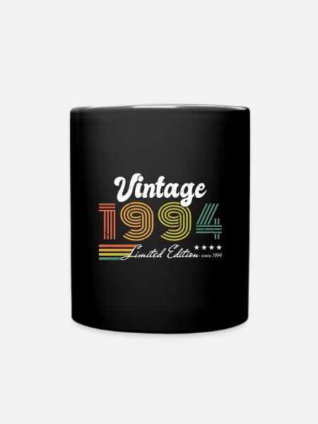 Geburtstag Vintage 1994 Limited Edition - 1994 - Tasse einfarbig - Schwarz