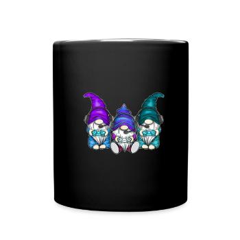 Gaming Gnomes - Tasse einfarbig - Schwarz - Vorne