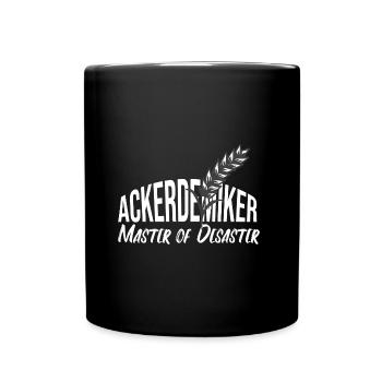 Bauer Bauernhof Harte Arbeit Master - Tasse einfarbig - Schwarz - Vorne