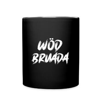 Wöd Bruada Österreich toller Bruder Österreich - Tasse einfarbig - Schwarz - Vorne