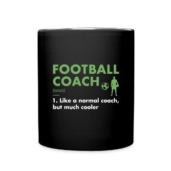 Sport Coach Definition Football - Full Colour Mug - black - Front